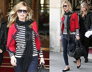 Photos of Kate Moss Leaving the Ritz in Paris After the City's Fashion Week