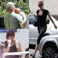 Photos of Tom Brady Boxing, Carrying Jack and Gisele Working Out in LA Photos of Tom Brady Boxing, Carrying Jack and Gisele Working Out in LA