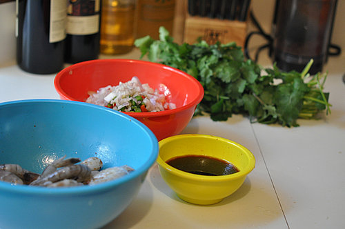 Shrimp, Cilantro and Rice Noodles Shrimp, Cilantro and Rice Noodles