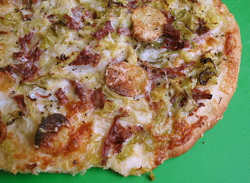 Easy St. Patrick's Day Recipe For Corned Beef and Cabbage Pizza