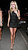 Photo of Kristin Cavallari Wearing Leather Minidress in LA