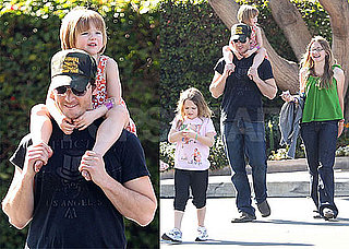 Photos of Peter Facinelli With Daughters Lola, Luca, and Fiona in LA