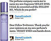 Elizabeth Taylor Lets Twitter Name New Perfume