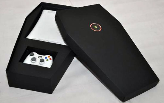 Photos of the Red Ring of Death Xbox 360 Coffin