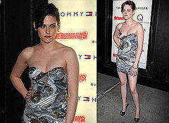 Photos of Kristen Stewart in Pucci Mini Dress at The Runaways NYC Premiere