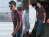 Photos of Twilight Star Taylor Lautner Arriving at LAX