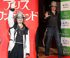 Photos of Johnny Depp And Tim Burton Promoting Alice in Wonderland in Japan 2010-03-22 10:30:00