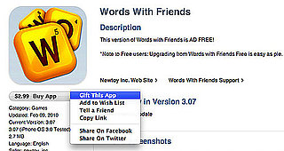 Apple Allows App Gifting in iTunes Store