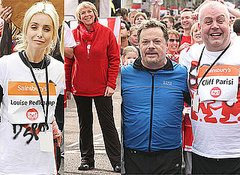 Photos of Celebrities Taking Part in the Sport Relief Mile in London Including Eddie Izzard, Louise Redkapp, Fern Britton Photos of Celebrities Taking Part in the Sport Relief Mile in London Including Eddie Izzard, Louise Redkapp, Fern Britton