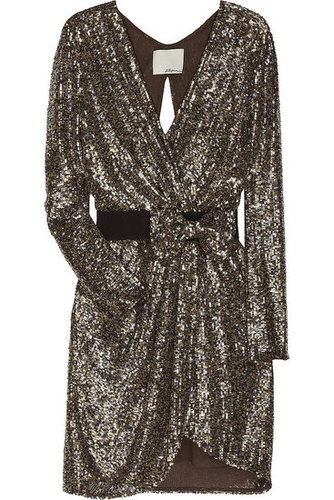 3.1 Phillip Lim | Sequined silk wrap dress | NET-A-PORTER.COM $975