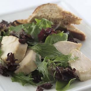 Roasted Chicken Salad With Garlic Toasts Recipe