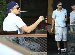 Photos of Leonardo DiCaprio Smoking Cigars And Playing Chess in LA Photos of Leonardo DiCaprio Smoking Cigars And Playing Chess in LA