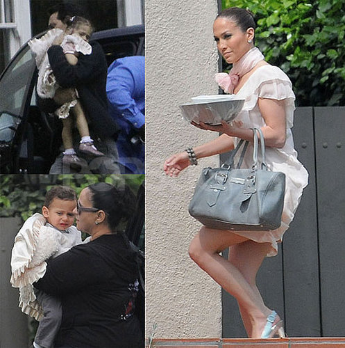 Photos of Jennifer Lopez With Twins Max and Emme On Easter in Pasadena