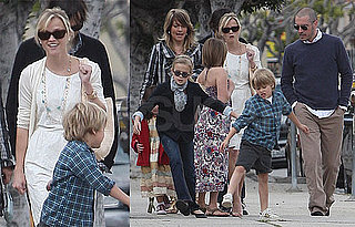 Photos of Reese Witherspoon And Jim Toth Celebrating Easter at Chuch in LA With Ava And Deacon Phillippe