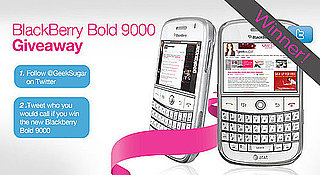 Winner of the BlackBerry Bold 9000 Giveaway on GeekSugar and Twitter