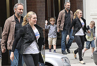 Photos of Kate Winslet, Sam Mendes, Joe Mendes, and Mia Threapleton Together in NYC