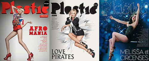 Kate Moss, Agyness Deyn and Dita Von Teese on Plastic Dreams Magazine Covers