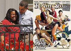 Photos of the Glee Cast on Rolling Stone Magazine Cover and at White House Easter Egg Roll With Justin Bieber, Reese Witherspoon