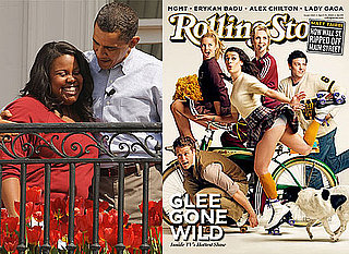 Photos of the Glee Cast on Rolling Stone Magazine Cover and at White House Easter Egg Roll With Justin Bieber, Reese Witherspoon