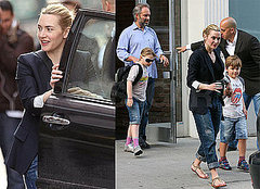 Photos of Kate Winslet and Ex-Husband Sam Mendes Taking Kids to School in NYC Photos of Kate Winslet and Ex-Husband Sam Mendes Taking Kids to School in NYC