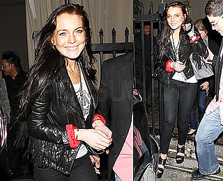 Photos of Lindsay Lohan Leaving Bardot Club in LA the Day Her Father, Michael, Announces His Engagement to Kate Major