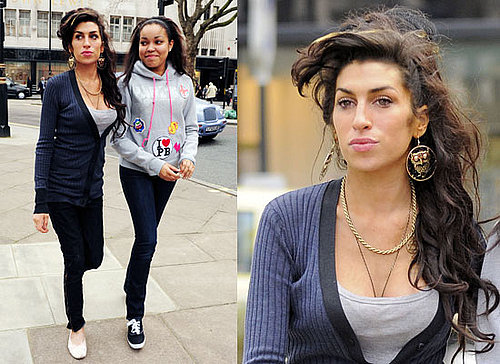Photos of Amy Winehouse and Dionne Bromfield Shopping After Royalties From Rehab Song in Glee and Album Delays Due to Blake