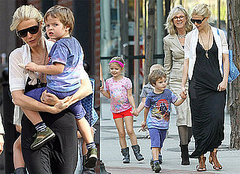 Pictures of Gwyneth Paltrow With Apple and Moses Martin in New York City