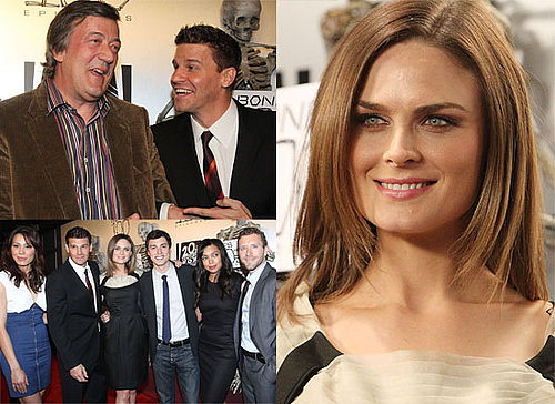 Stephen Fry Celebrates 100 Episodes of Bones With David Boreanaz 2010-04-08 19:00:58