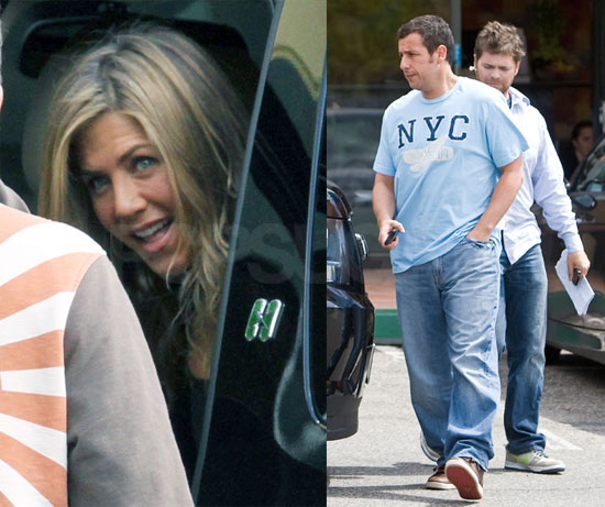 Pictures of Jennifer Aniston and Adam Sandler Pictures of Jennifer Aniston and Adam Sandler