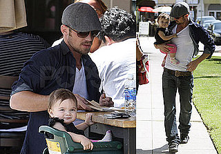 Pictures of Cam Gigandet With Daughter Everleigh and Girlfriend Dominique
