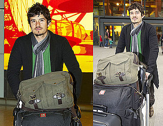 Pictures of Orlando Bloom at Heathrow