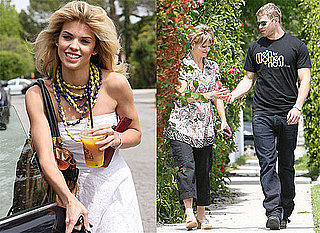 Pictures of Kellan Lutz and AnnaLynne McCord Eating Lunch With His Mom in LA