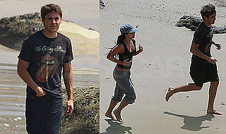 Pictures of Zac Efron and Vanessa Hudgens Playing in the Ocean Together