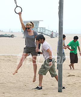Pictures of Anna Paquin and Stephen Moyer on the Rings in Santa Monica