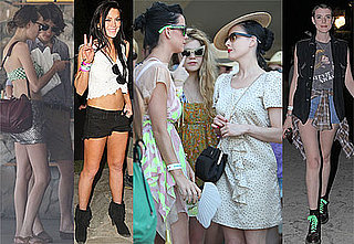 Photos of Celebrities at the Coachella Music Festival 2010 including Matt Smith, Kate Hudson, Lindsay Lohan, Katy Perry, Alexa