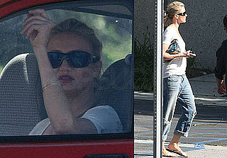 Pictures of Cameron Diaz Filming Bad Teacher in LA