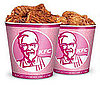 KFC Sells Pink Buckets of Fried Chicken For Breast Cancer Research