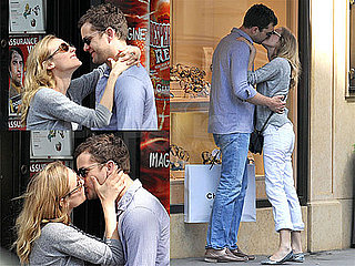 Pictures of Joshua Jackson and Diane Kruger Kissing and Shopping in Paris
