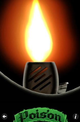 Free Poison Virtual Concert Lighter iPhone App