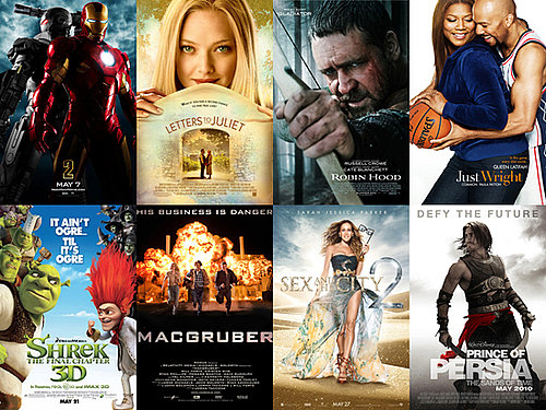 Poll on May Movie Releases, Including Iron Man 2, Sex and the City 2, and Prince of Persia