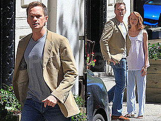 Pictures of Neil Patrick Harris And Jayma Mays Filming the Smurfs in NYC