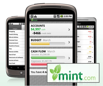 New Mint Money Management App For Android