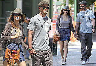 Pictures of Justin Timberlake and Jessica Biel Walking in New York