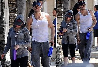 Pictures of Scarlett Johansson and Ryan Reynolds Leaving an LA Gym Together