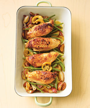 Recipe For Roasted Chicken With Green Beans