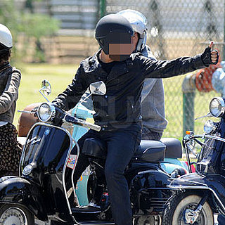 Guess Who's Riding a Scooter?