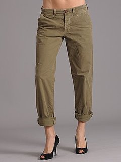 Rolled/Cuffed Baggy Army Khakis
