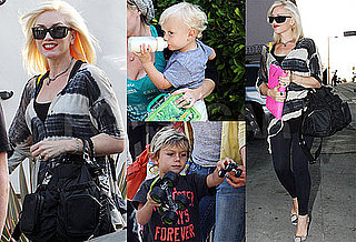 Pictures of Possibly Pregnant Gwen Stefani Out in LA With Sons Zuma And Kingston