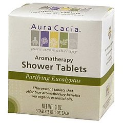 Eucalyptus Shower Steam Tablets From Aura Cacia Eucalyptus Shower Steam Tablets From Aura Cacia