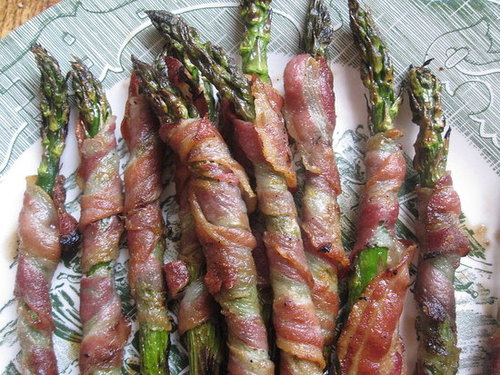 Pancetta-Wrapped Asparagus Recipe 2010-05-12 12:50:46